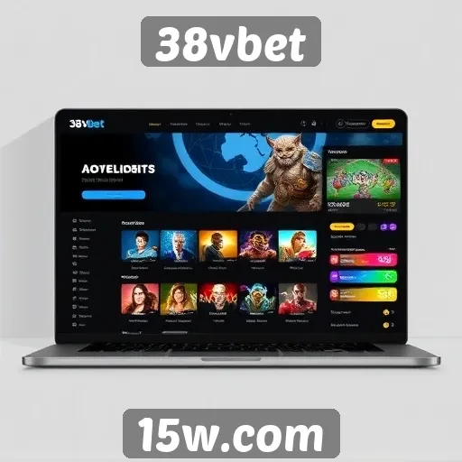 Análise da interface do usuário do site 38vbet